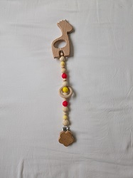 Hochet girafe/ nuage attache