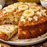 Gâteau ultra moelleux Banane-Chocolat blanc