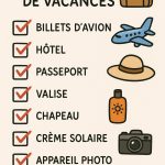 Les check-lists de bagages
