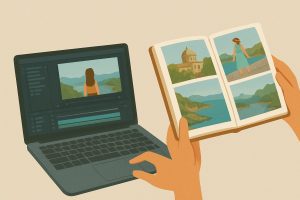 Le partage des souvenirs après le voyage